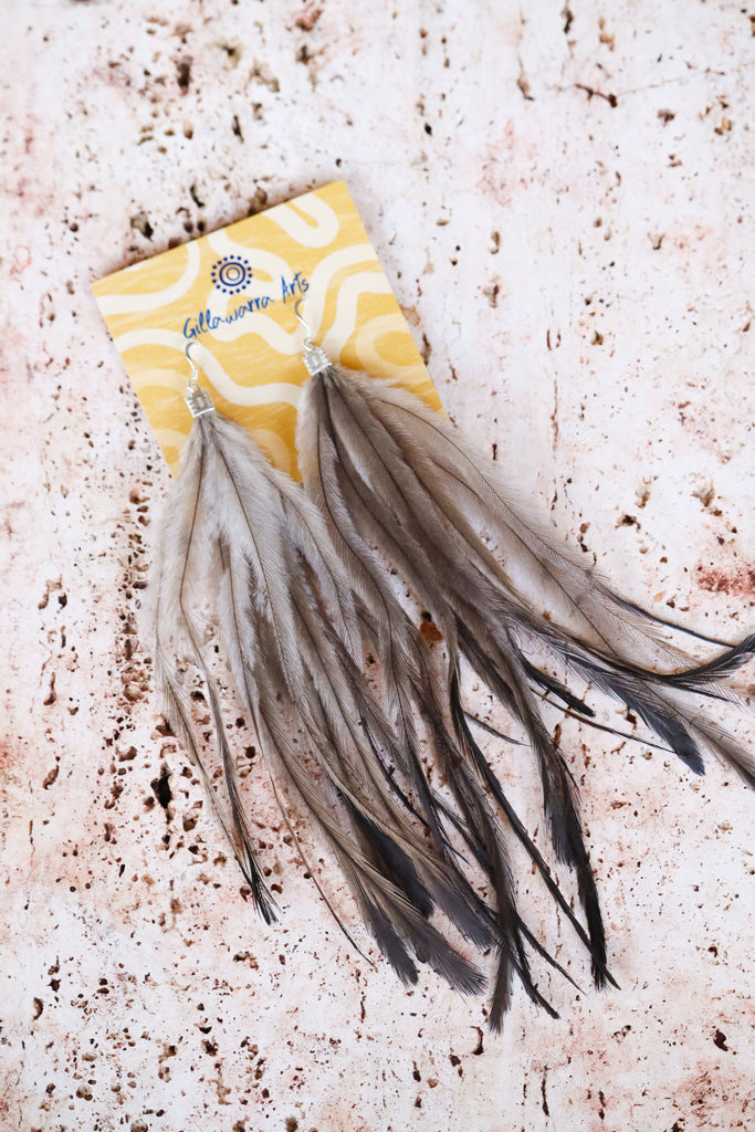 Emu Feather Earrings