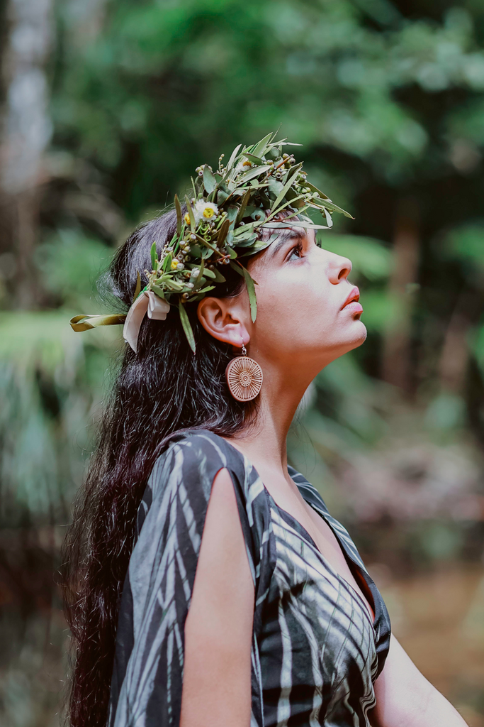 Iron Bark Gum Flowers - Earrings