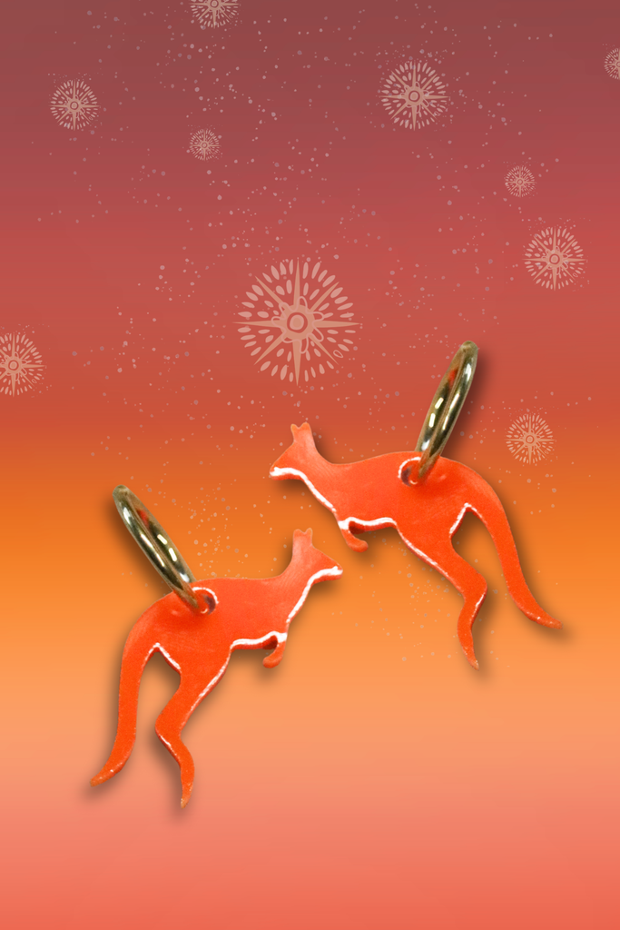 Sunset Kangaroo - Hoops