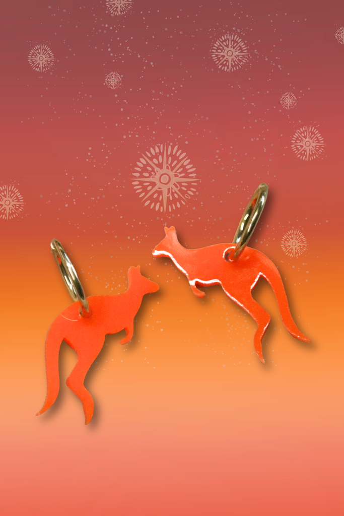 Sunset Kangaroo - Hoops