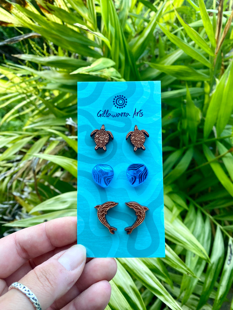 Ocean kin - studs set