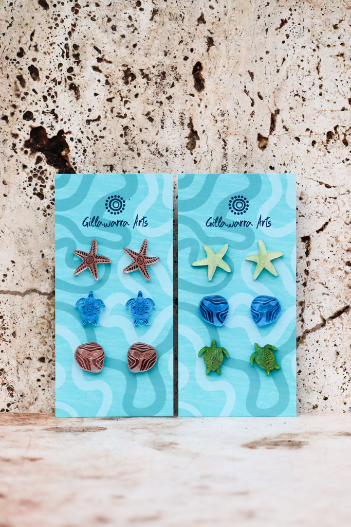 Ocean kin - studs set