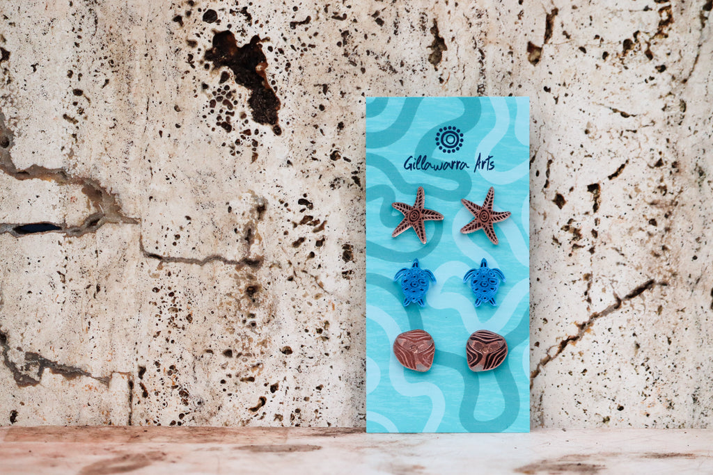 Ocean kin - studs set