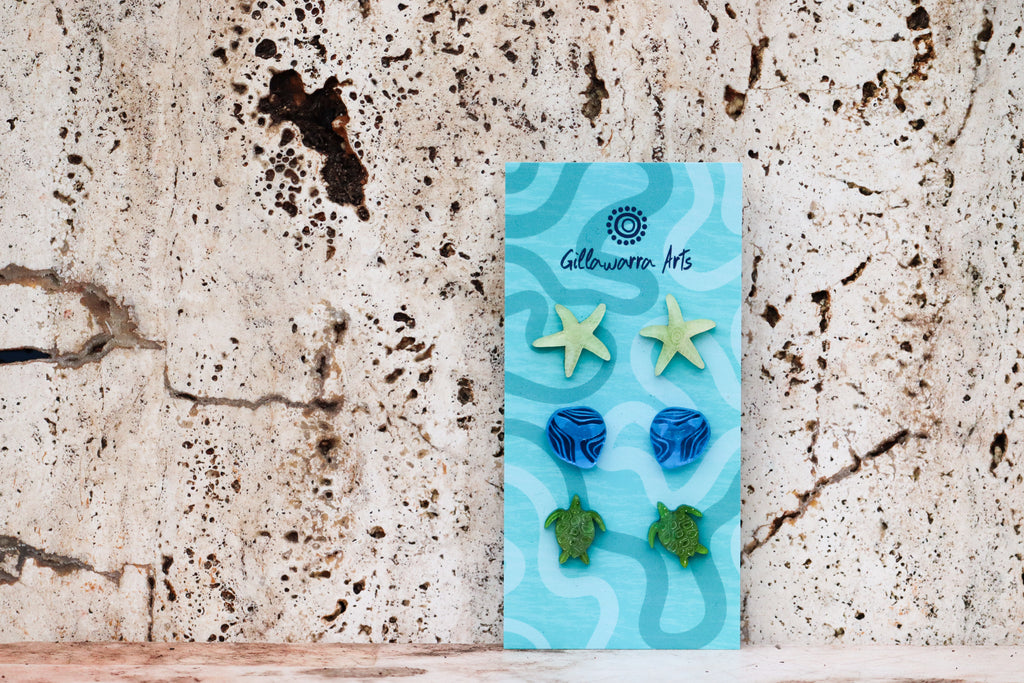 Ocean kin - studs set