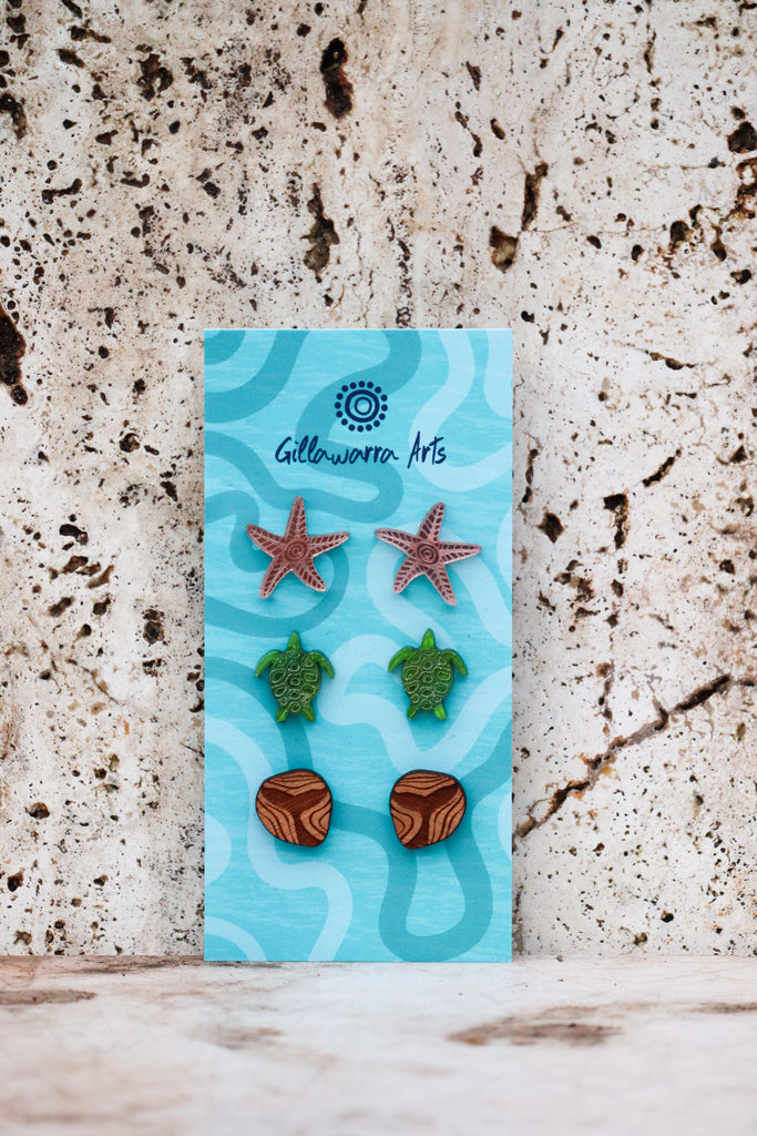 Ocean kin - studs set