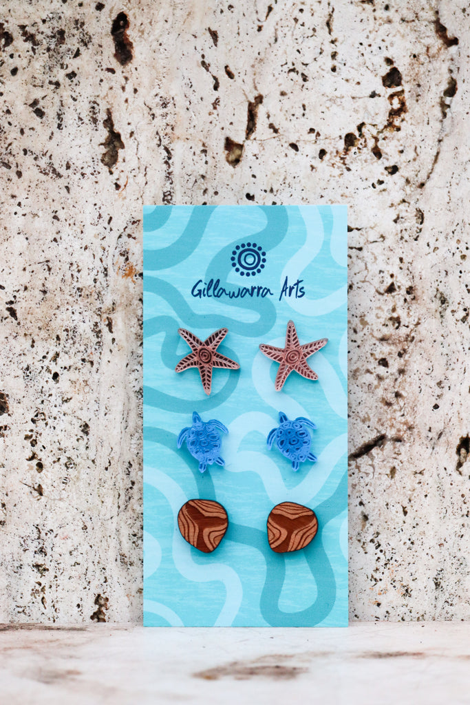 Ocean kin - studs set