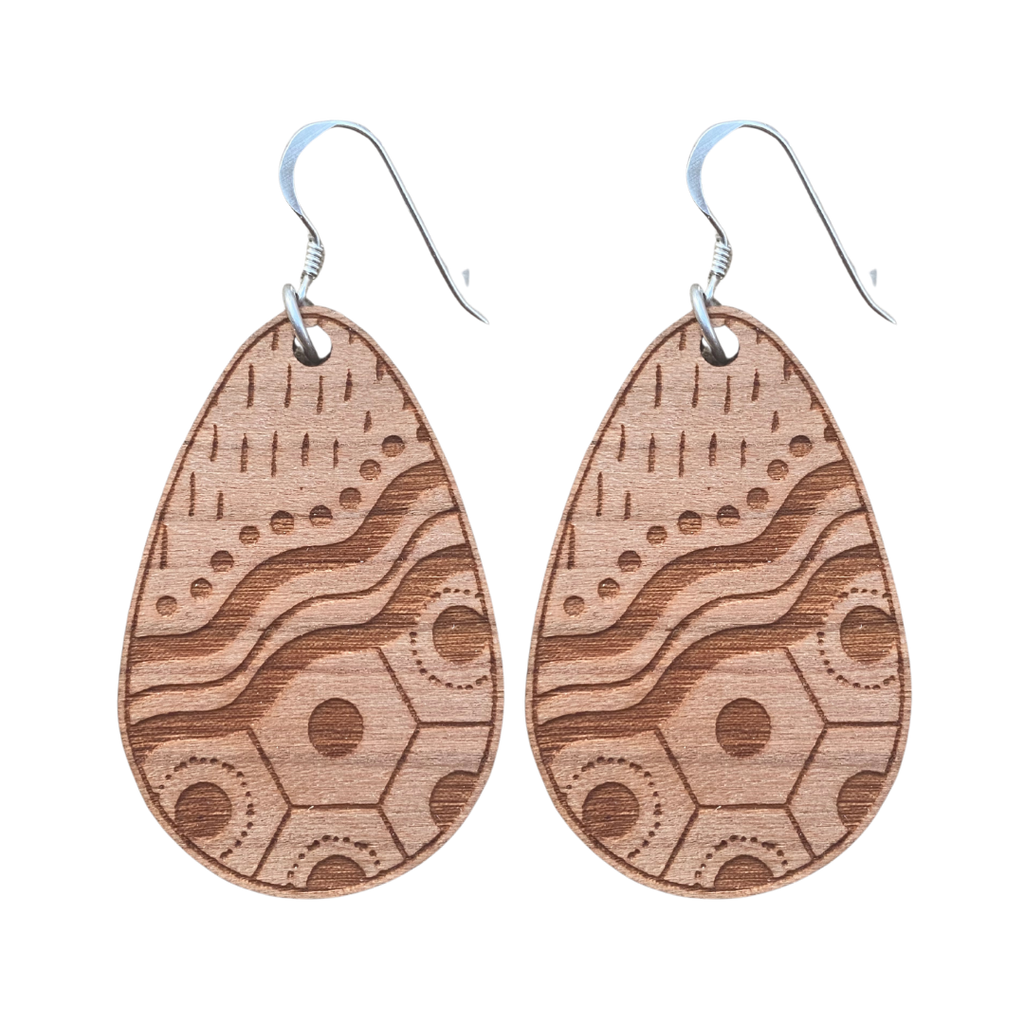 Coastal Bushland - Earrings