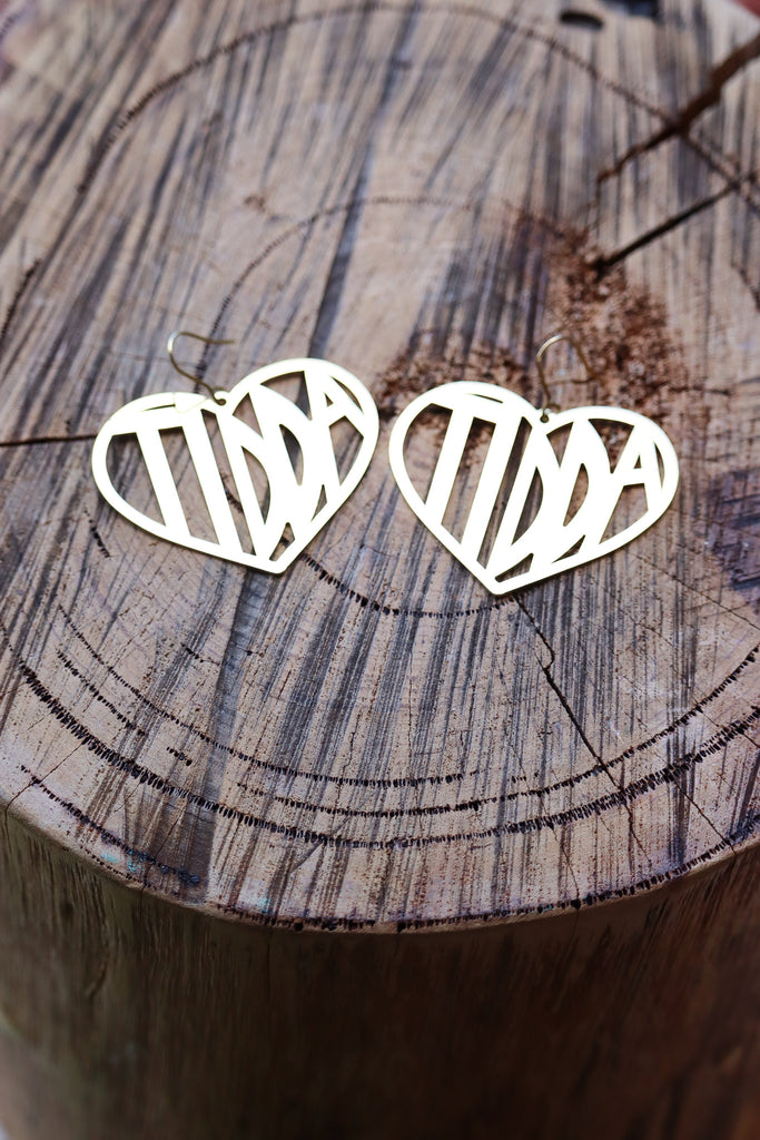 Tidda heart - earrings